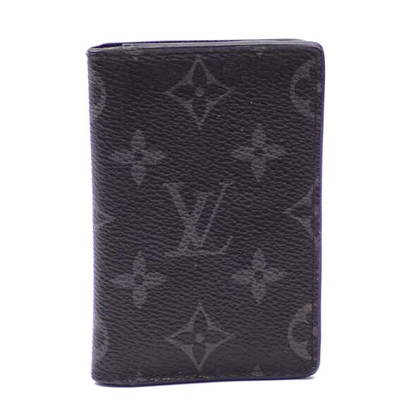 Louis Vuitton Bifold Card Case Monogram Eclipse Organizer de Poche Men's M61696